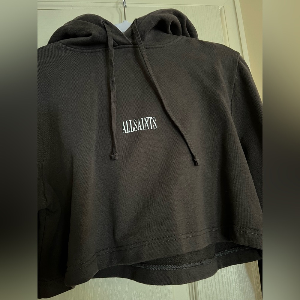 *Custom* AllSaints Ryder Hoodie in Khaki Brown EUC
